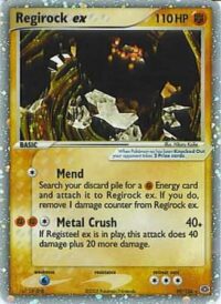 Regirock ex - 99/106 - Ultra-Rare - Inglés - Played