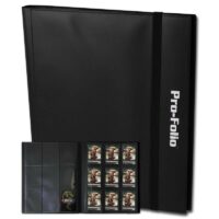 BCW GAMING PRO-FOLIO 9-POCKET ALBUM NEGRA