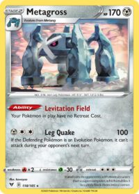 Metagross - 118/185 - Rare - Inglés - NEAR MINT