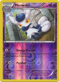 Meowstic - 59/122 - Rare Reverse Holo - Ingles
