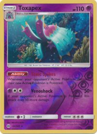 Toxapex - 63/149 - Rare Reverse Holo - Ingles