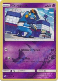 Croagunk - 54/147 - Common Reverse Holo - Ingles