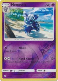 Meowstic - 60/147 - Rare Reverse Holo - Ingles