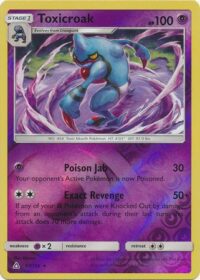 Toxicroak - 57/156 - Rare Reverse Holo - Español