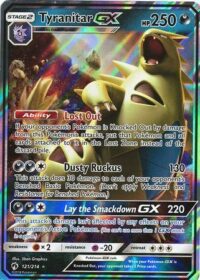 Tyranitar GX - 121/214 - Ultra Rare - Español