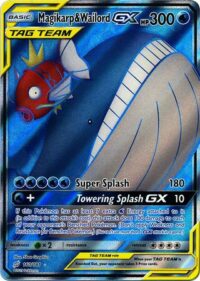 Magikarp & Wailord GX - 160/181 - Full Art Ultra Rare - Inglés
