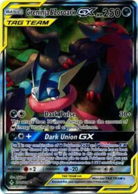 Greninja & Zoroark GX - 201/214 - Full Art Ultra Rare - Español