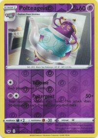 Polteageist - 090/202 - Rare Reverse Holo - Ingles