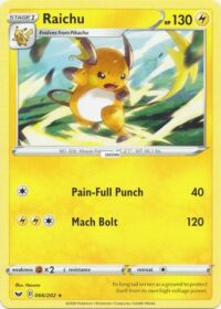 Raichu - 066/202 - Rare - Español - Near Mint