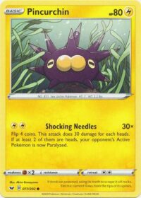 Pincurchin - 077/202 - Common - Español - Near Mint