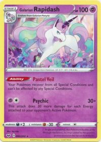 Galarian Rapidash - 082/202 - Rare - Español - Near Mint