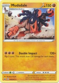 Mudsdale - 106/202 - Rare - Español - Near Mint