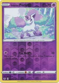 Galarian Ponyta - 081/202 - Common Reverse Holo - Ingles