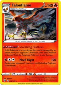 Talonflame - 032/189 - Rare - Español Near Mint