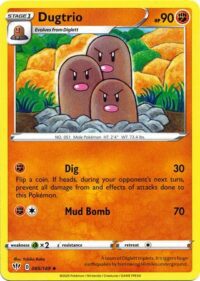 Dugtrio - 085/189 - Uncommon - Español Near Mint