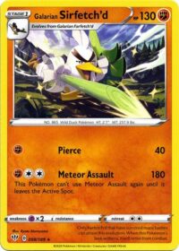 Galarian Sirfetch'd - 098/189 - Rare - Español Near Mint