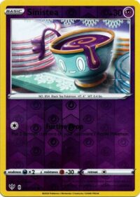 Sinistea - 082/189 - Common Reverse Holo - Ingles