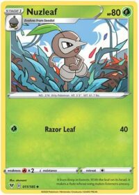 Nuzleaf - 011/185 - Uncommon - Español - Near Mint