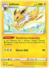 Jolteon - 047/185 - Rare - Español - Near Mint