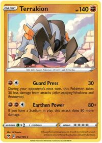 Terrakion - 092/185 - Rare - Español - Near Mint
