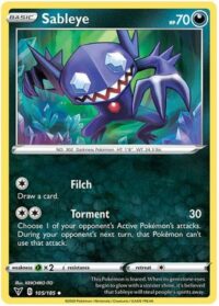 Sableye - 105/185 - Uncommon - Español - Near Mint