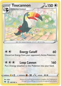 Toucannon - 145/185 - Rare - Español - Near Mint