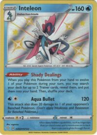 Inteleon - SV27/SV122 - Shiny Rare - Inglés - NEAR MINT
