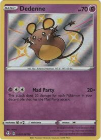 Dedenne - SV51/SV122 - Shiny Rare - Inglés - NEAR MINT