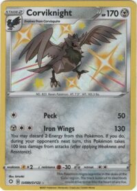 Corviknight - SV89/SV122 - Shiny Rare - Inglés - NEAR MINT