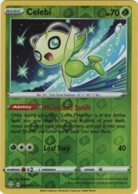 Celebi - 3/72 - Rare Reverse Holo - Inglés - NEAR MINT