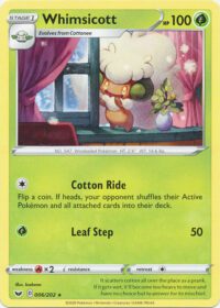 Whimsicott - 006/202 - Rare - Español - Near Mint