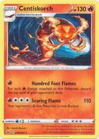 Centiskorch - 039/202 - Rare - Español - Near Mint