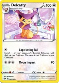 Delcatty - 142/189 - Rare - Español - Near Mint