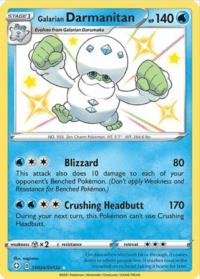 Galarian Darmanitan - SV24/SV122 - Shiny Rare - Inglés - NEAR MINT