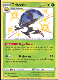 Orbeetle - SV9/SV122 - Shiny Rare - Inglés - NEAR MINT