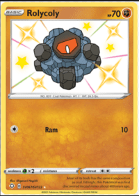 Rolycoly - SV67/SV122 - Shiny Rare - Inglés - NEAR MINT