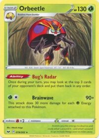 Orbeetle - 019/202 - Rare - Español - Near Mint