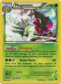 Meganium - 3/122 - Holo Rare - Ingles