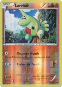 Larvitar - 41/124 - Common Reverse Holo - Ingles