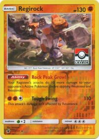 Regirock - 53/111 - Pokemon League Promo - Ingles
