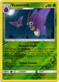 Venomoth - 11/214 - Rare Reverse Holo - Ingles