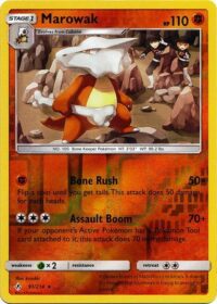 Marowak - 91/214 - Rare Reverse Holo - Ingles
