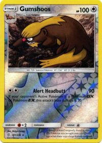 Gumshoos - 181/236 - Rare Reverse Holo - Ingles