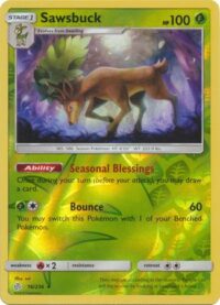 Sawsbuck - 16/236 - Holo Rare Reverse Holo - Ingles