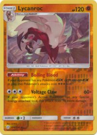 Lycanroc - 124/236 - Holo Rare Reverse Holo - Ingles