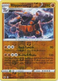 Rhyperior - 099/202 - Holo Rare Reverse Holo - Español