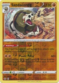 Sandaconda - 110/202 - Holo Rare Reverse Holo - Ingles