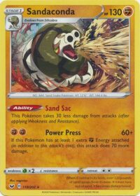 Sandaconda - 110/202 - Holo Rare - Ingles
