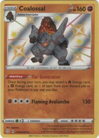 Coalossal - SV69/SV122 - Shiny Rare - Español - Near Mint