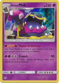 Alolan Muk - 58/149 - Holo Rare -  Ingles